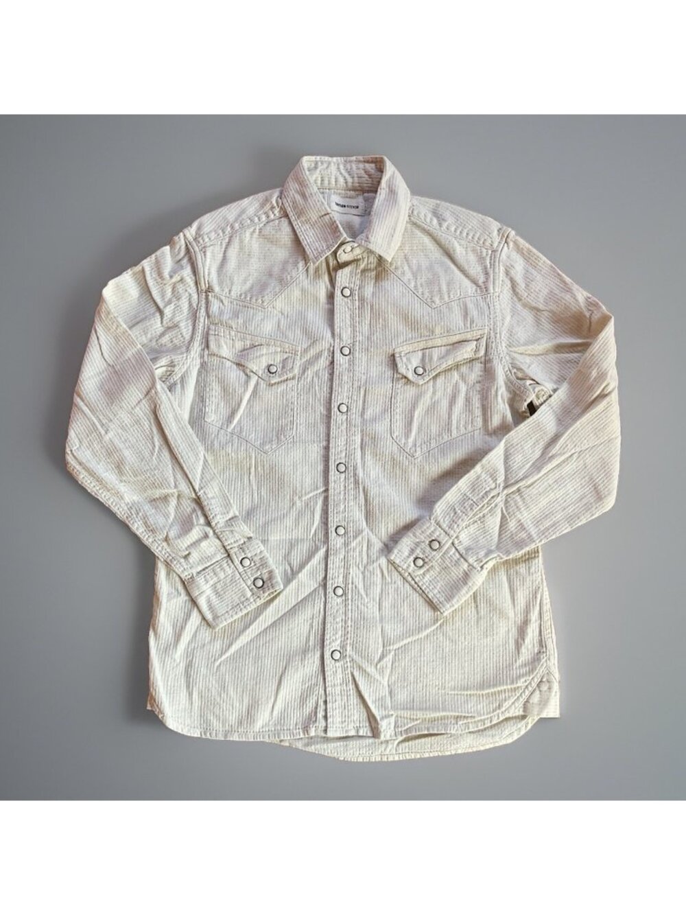 Taylor Stitch Pearl Snap Shirt Western Men’s 38 Button Up Designer Luxury